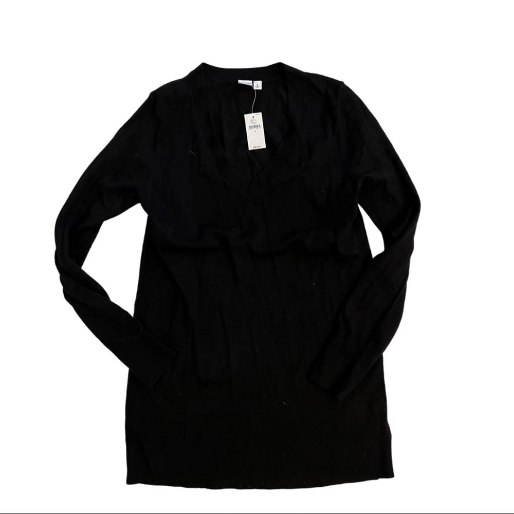 Gap | black maternity sweater nwt